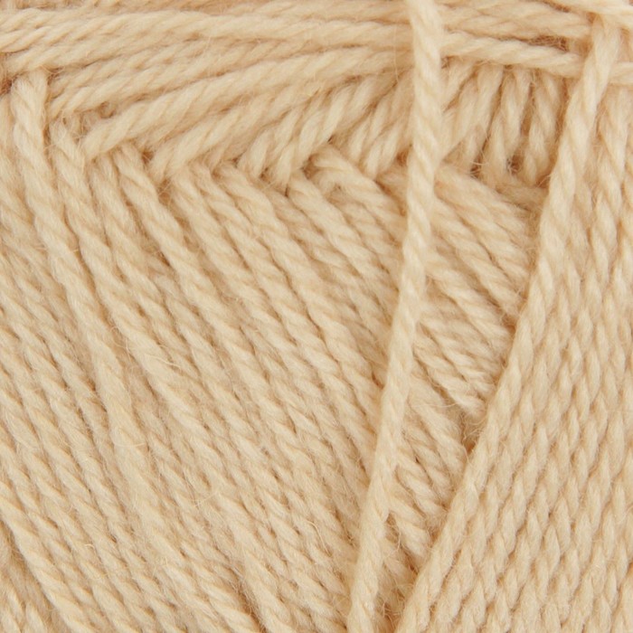 Пряжа "Конкурентная" 50% имп.шерсть, 50% акрил 250м/100гр (442-Натуральный)