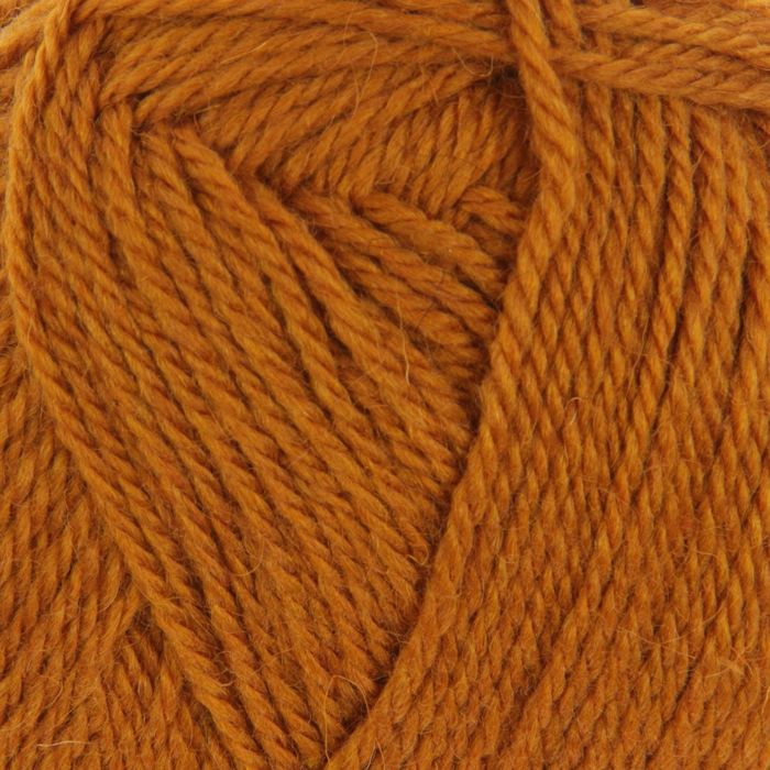 Пряжа "Конкурентная" 50% имп.шерсть, 50% акрил 250м/100гр (447-Горчица)