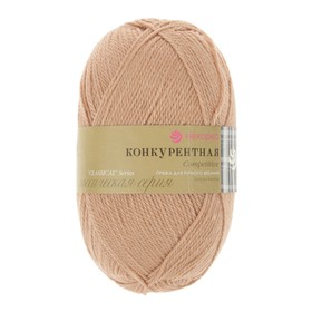 

Пряжа "Конкурентная" 50% имп.шерсть, 50% акрил 250м/100гр (579-Св.кофейный)