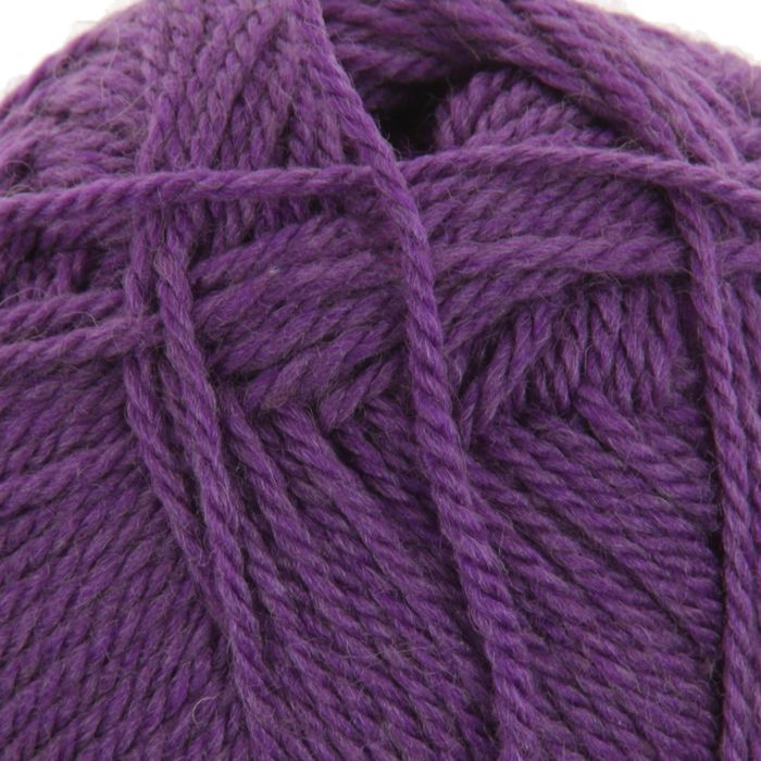Пряжа "Конкурентная" 50% имп.шерсть, 50% акрил 250м/100гр (78-Фиолетовый)
