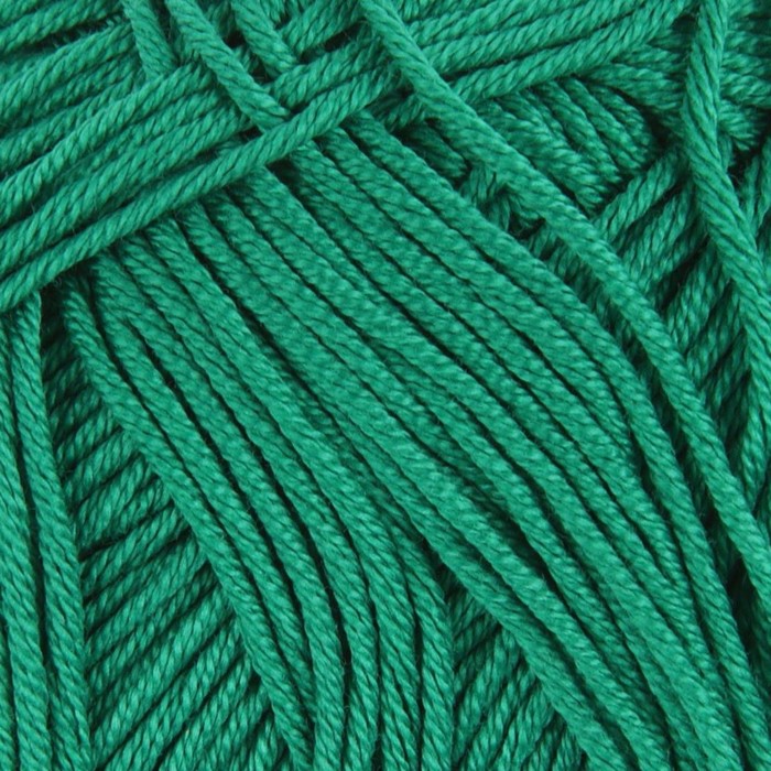Пряжа "Летняя" 100%мерсеризованный хлопок 330м/100гр (573-Т.изумруд)