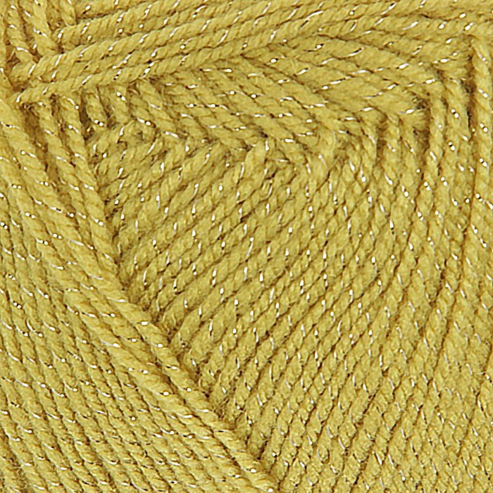 Пряжа "Мерцающая" 96% акрил высокообъемный, 4% метанит 430м/100гр (37-Липа)