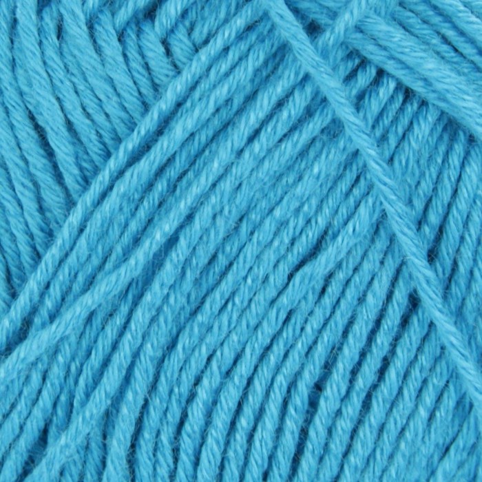 Пряжа "Нежная" 50% хлопок, 50% акрил 165м/50гр (172-Яр.голубой)