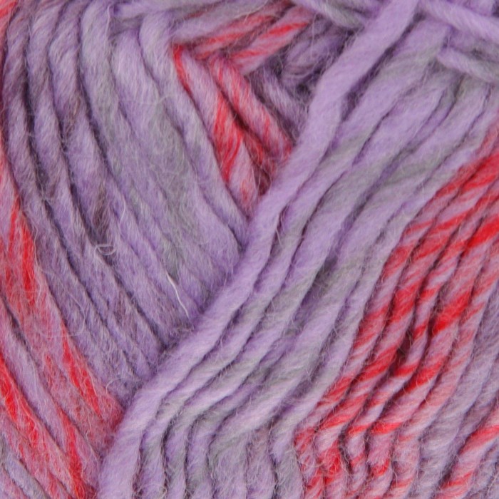 Пряжа "Ровница Мультиколоровая" 50% шерсть, 50% акрил 400м/200гр (976 М)