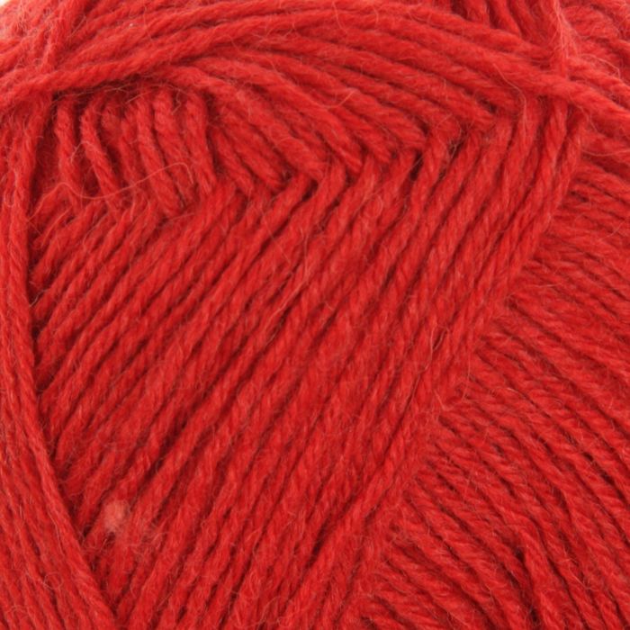 Пряжа "Семейная" 40% шерсть, 60% акрил 300м/100гр (06-Красный)