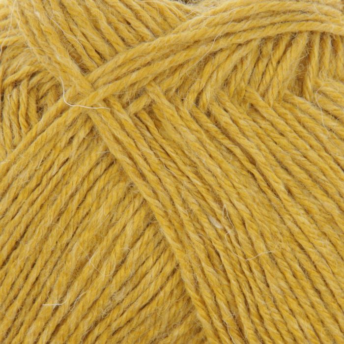 Пряжа "Семейная" 40% шерсть, 60% акрил 300м/100гр (447-Горчица)