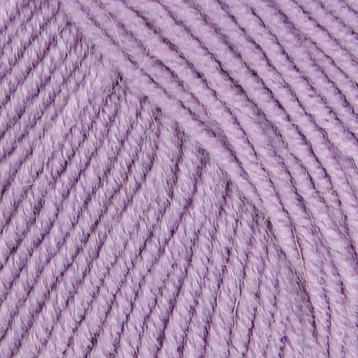 Пряжа "Удачная" 50% шерсть, 50% акрил 250м/100гр (22-Сирень)
