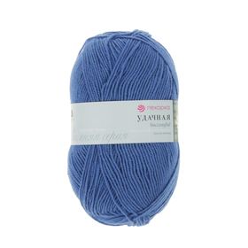 

Пряжа "Удачная" 50% шерсть, 50% акрил 250м/100гр (242-Гжель)