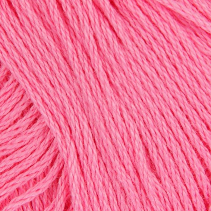 Пряжа "Хлопок натуральный" 100% хлопок 425м/100гр (11-Яр. Розовый)