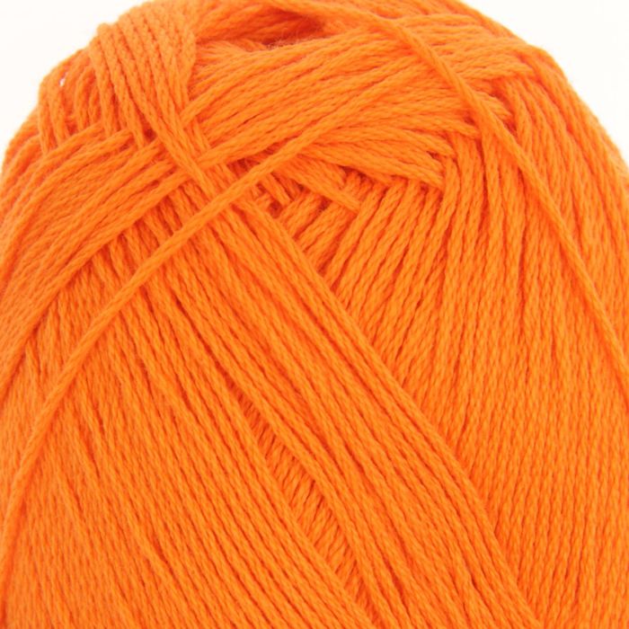 Пряжа "Хлопок натуральный" 100% хлопок 425м/100гр (284-Оранжевый)