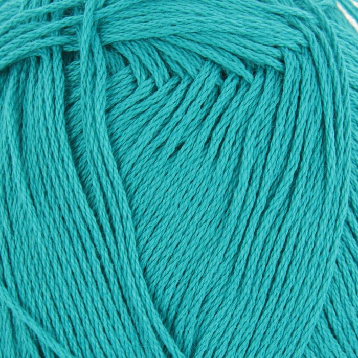 Пряжа "Хлопок натуральный" 100% хлопок 425м/100гр (515-Зел.бирюза)