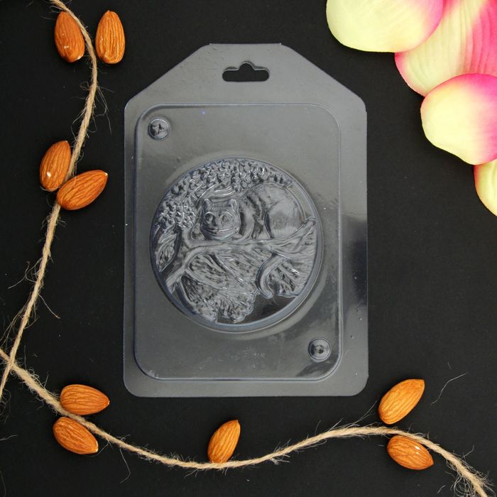 Пластиковая форма для мыла "Чеширский кот" р-р готового мыла 7х7 см