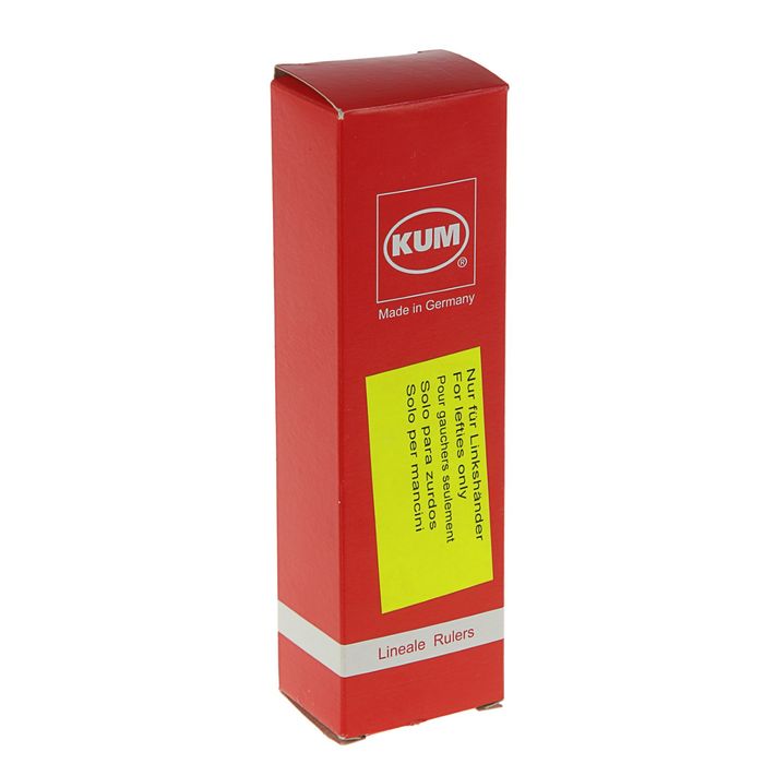 Линейка 15(17) см Kum для левши, L1 шкала справа налево, МИКС*3 цвета , K-L1 Flexi LF TB
