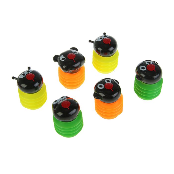 Точилка игрушка 1 отверстие с контейнером Kum Пищалка с крышкой, гибкий корпус K-SQ K1 Happy Animals