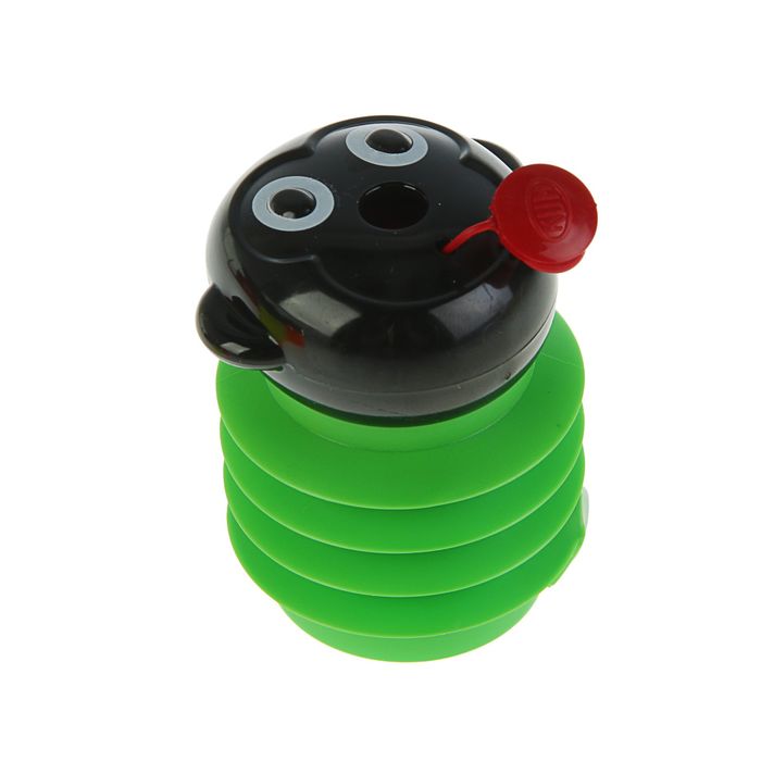 Точилка игрушка 1 отверстие с контейнером Kum Пищалка с крышкой, гибкий корпус K-SQ K1 Happy Animals