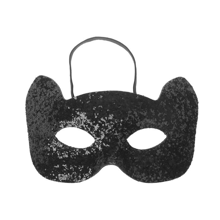 Карнавальная маска "Кошка", цвет черный