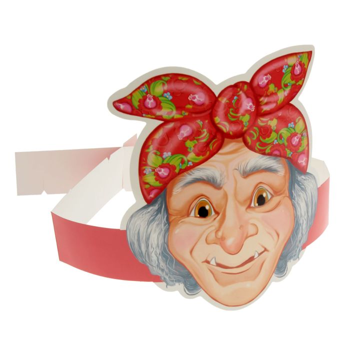 Маска-ободок "Баба-Яга"