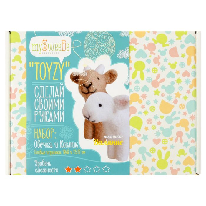Набор для создания игрушки "Овечка и Козлик"