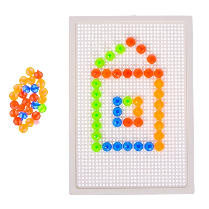 Мозаика развивающая на планшете, 160 деталей