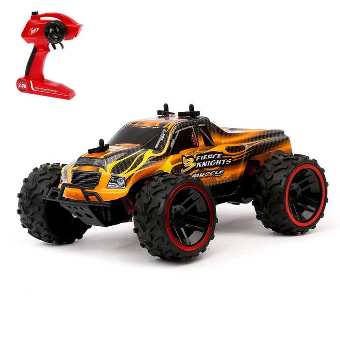 Машина радиоуправляемая "Кросс", работает от батареек, скорость 15 км/ч