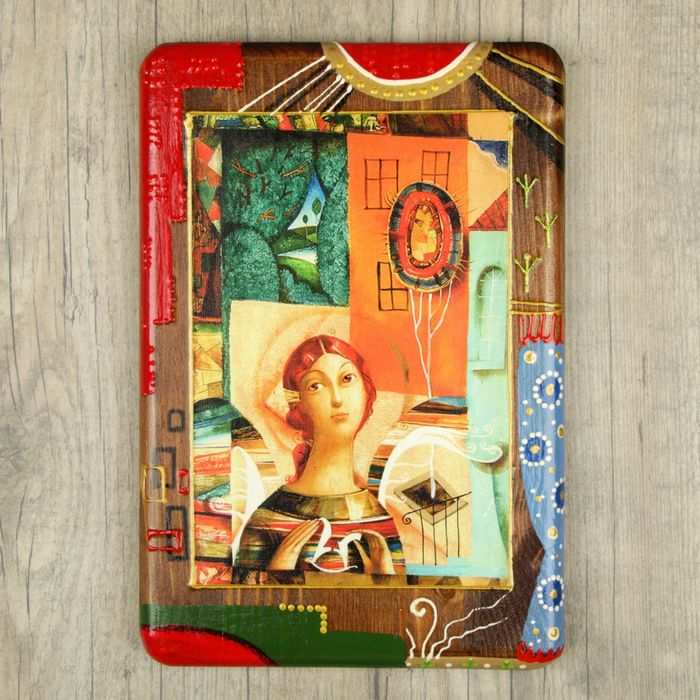 Панно декоративное "Ангел. С лошадкой" 20х30 см