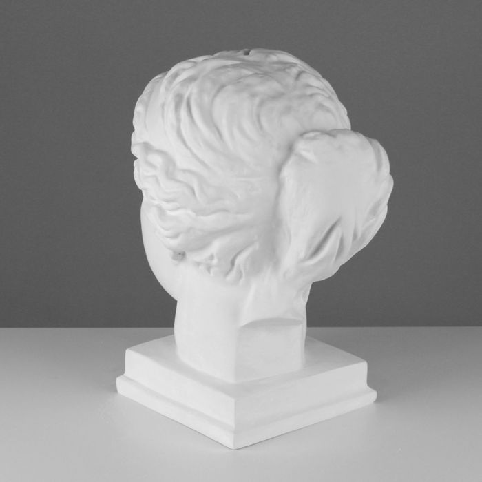 Гипсовая фигура, голова Венеры Милосской «Мастерская Экорше», 22 х 32 х 35 см
