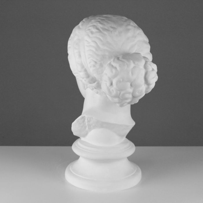 Гипсовая фигура, голова Афродиты Книдос «Мастерская Экорше», 25 х 25 х 55 см