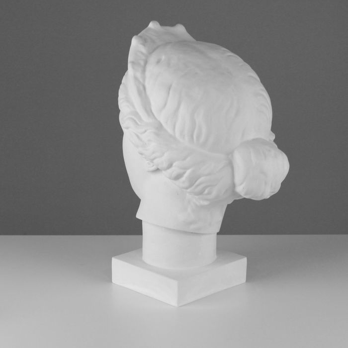 Гипсовая фигура, голова Венера Капуа (с кокошником) «Мастерская Экорше», 20,5 х 29 х 40 см