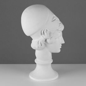 

Гипсовая фигура голова Афины Мирона, 19 х 27 х 47 см