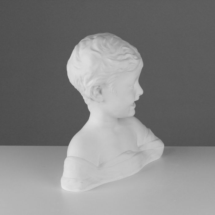 Гипсовая фигура Бюст Смеющийся мальчик 29.5*17*33 см 10-129