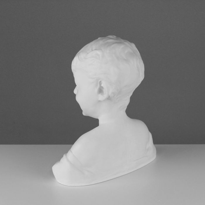 Гипсовая фигура Бюст Смеющийся мальчик 29.5*17*33 см 10-129