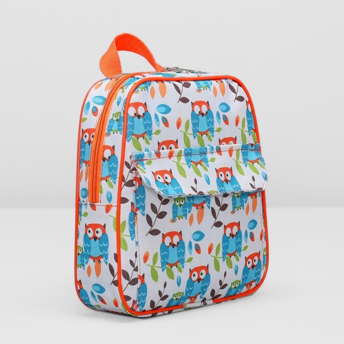 Рюкзак детский, 1 отдел, наружный карман, цвет белый/разноцветный