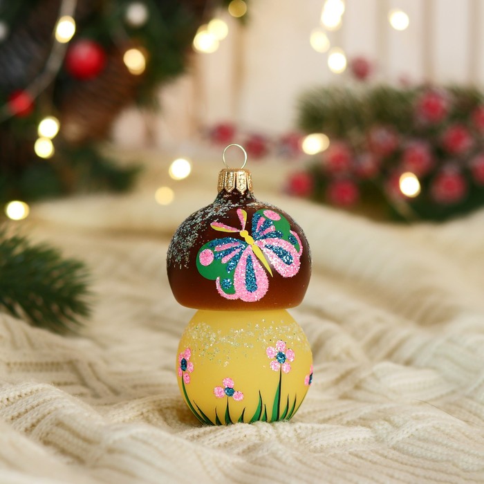 Ёлочная игрушка "Гриб-боровик"