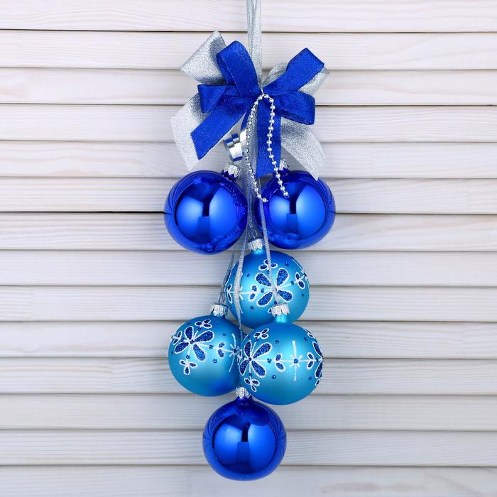 Подвеска новогодняя "Аквамарин"