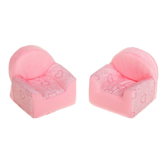 мягкая мебель для кукол 2 кресла НМ-001/1