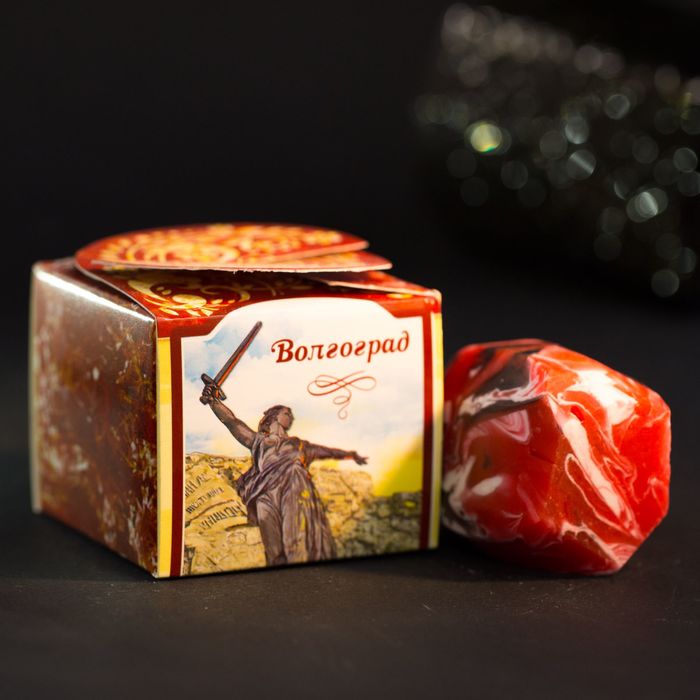 Мыло ручной работы под яшму «Волгоград», 70 г