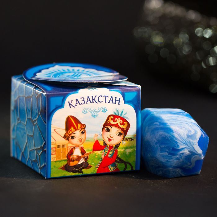 Мыло ручной работы под бирюзу «Казахстан»