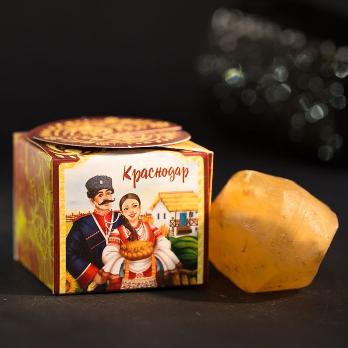 Мыло ручной работы под янтарь «Краснодар», 70 г