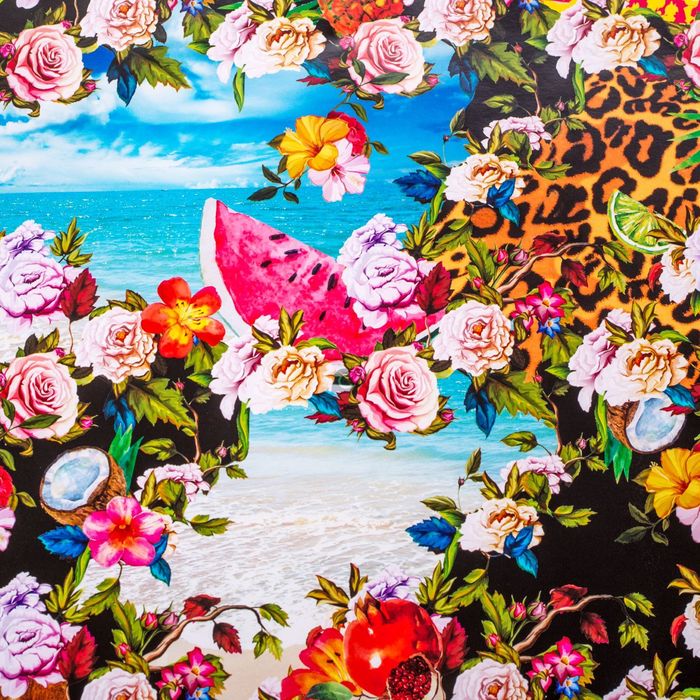 Бумага упаковочная глянцевая "Сафари", 70 х 100 см