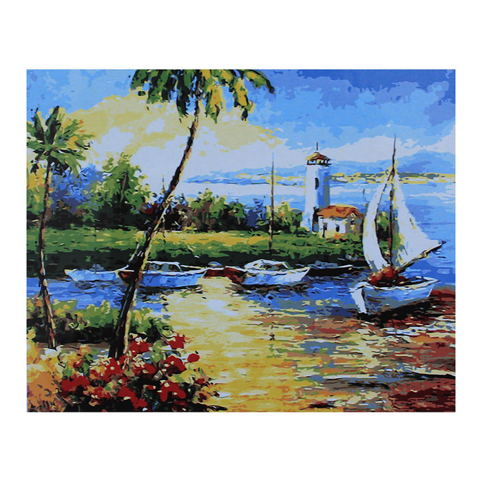 Картина по номерам "Живописная бухта"