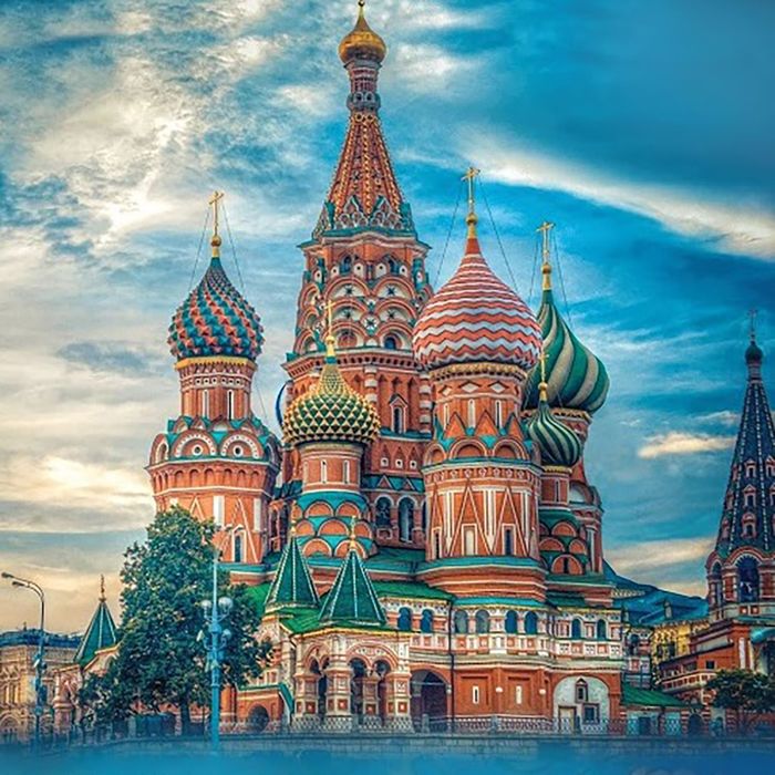 Мозаичная картина "Храм Василия Блаженного"