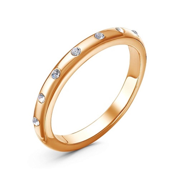 Кольцо "Венчание", позолота, 17,5 размер