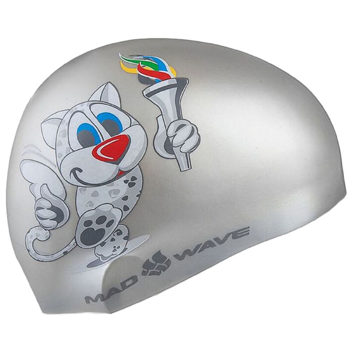 Шапочка для плавания UNIVERSIADA, силикон, юниорская, Silver M0573 25 0 12W