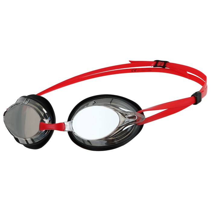 Очки для плавания SPURT Mirror, цвет красный/чёрный очки для плавания юниорские stalker цвет чёрный
