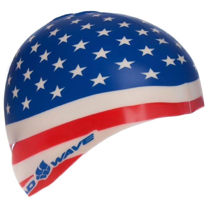 Шапочка для плавания USA, Blue M0553 03 0 00W