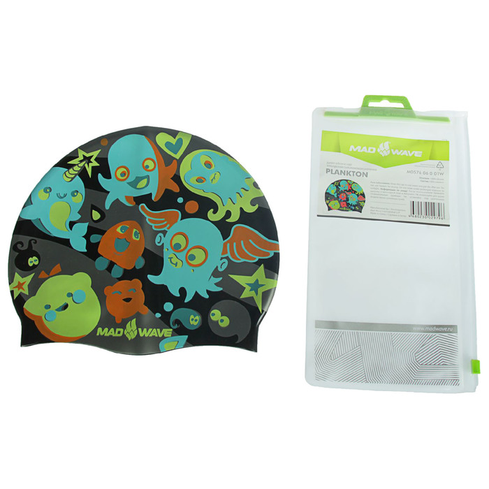 Шапочка для плавания PLANKTON, Black M0576 06 0 01W
