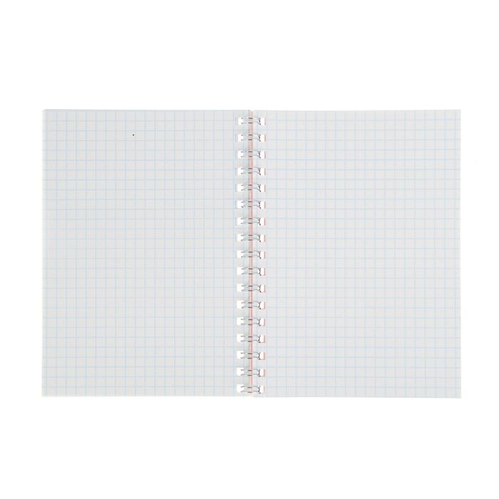 Записная книжка А6, 50 листов на гребне AS-style, ВД-лак, МИКС