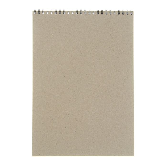 Блокнот для зарисовок А4, 40 листов на гребне Sketchbook, жесткая подложка, блок офсет 100г/м2