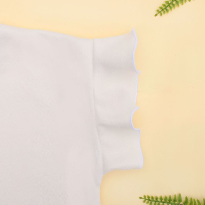 Футболка детская KAFTAN "Привет лето", рост 110-116 (32), 5-6 лет, цвет белый