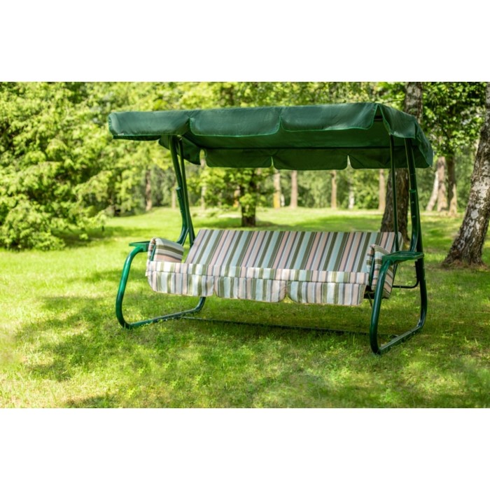 Качели садовые "Родео", зелёные